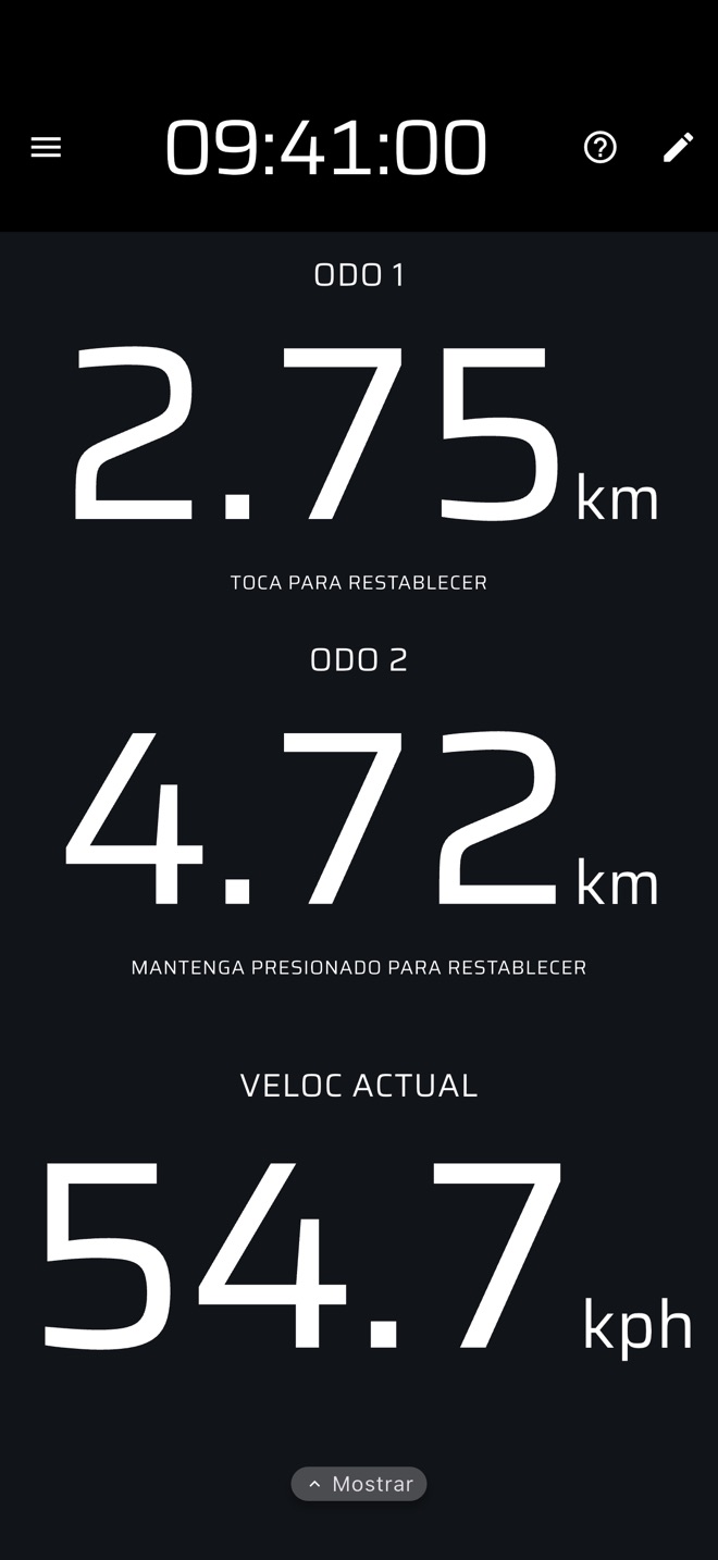 Pantalla Tripmaster